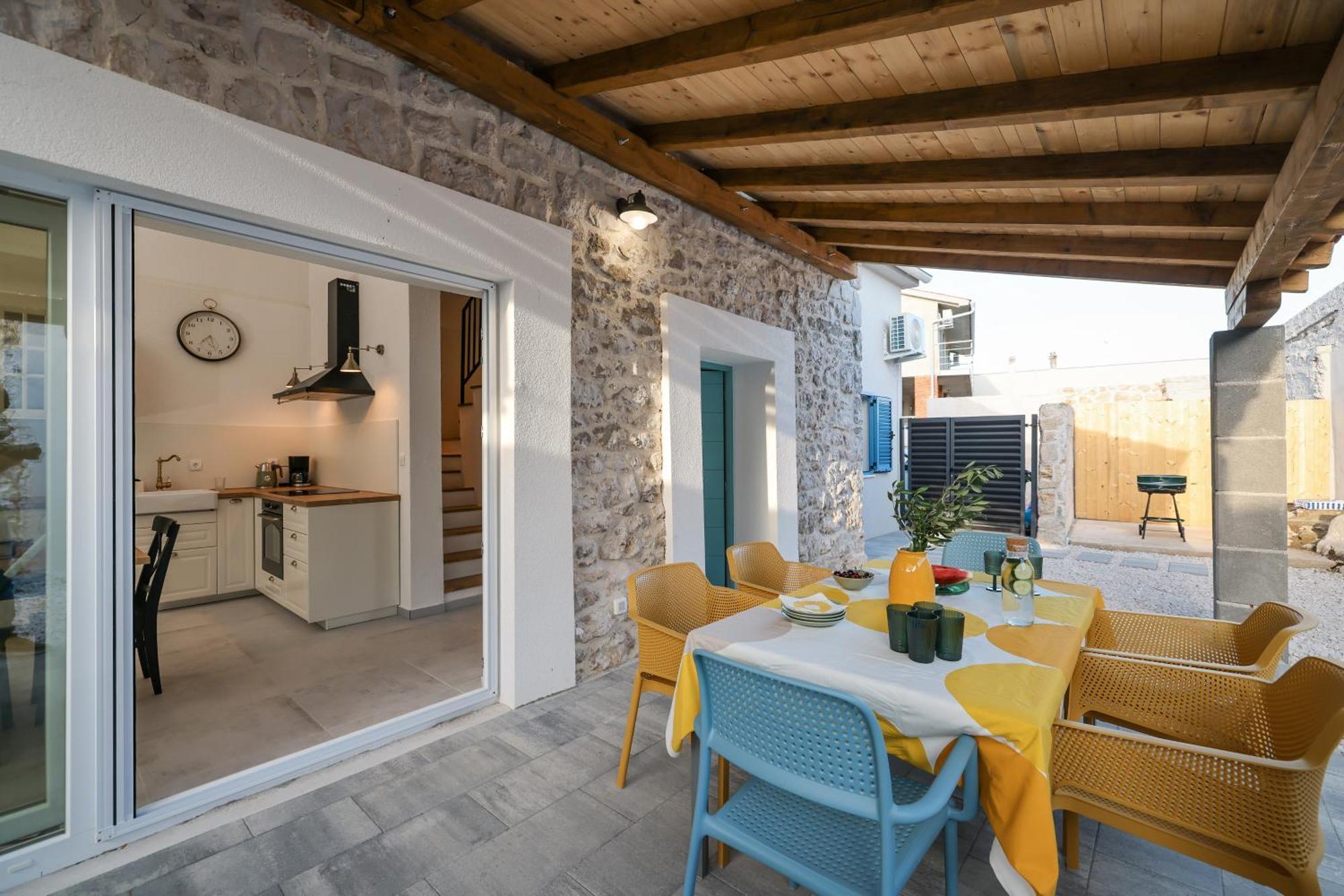 Ražanac Stone House Loleヴィラ エクステリア 写真