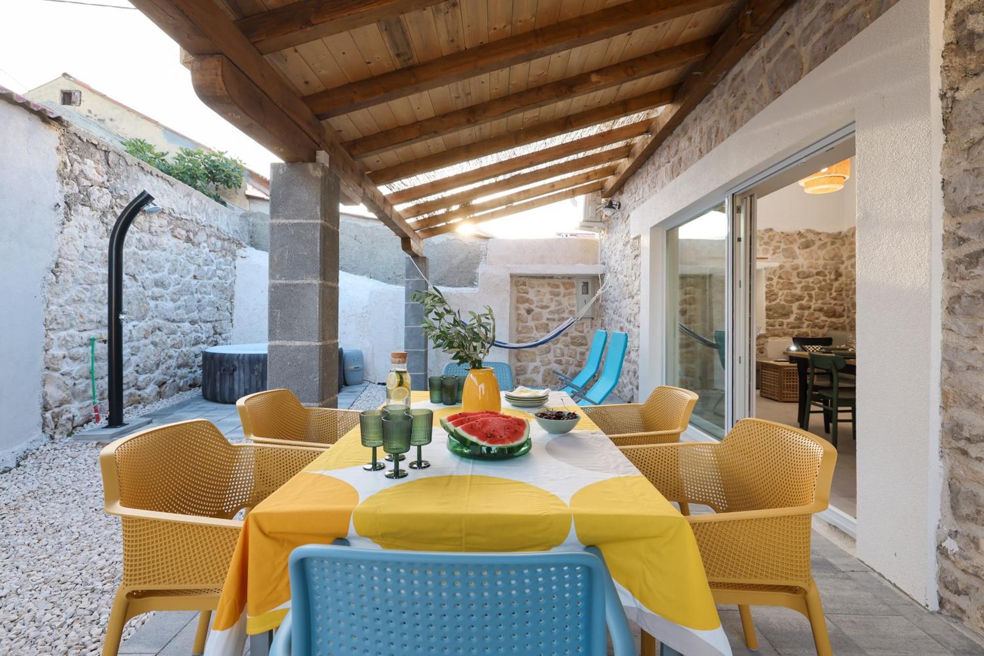 Ražanac Stone House Loleヴィラ エクステリア 写真