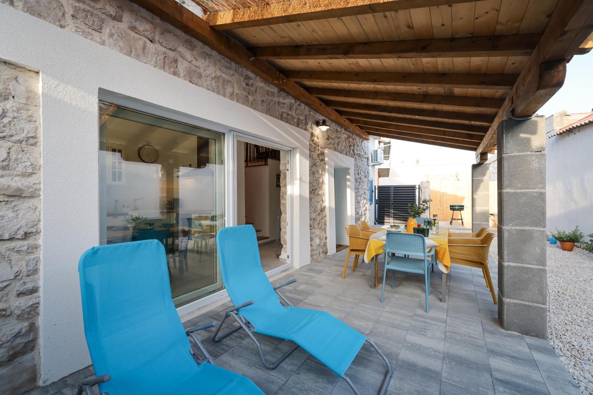 Ražanac Stone House Loleヴィラ エクステリア 写真