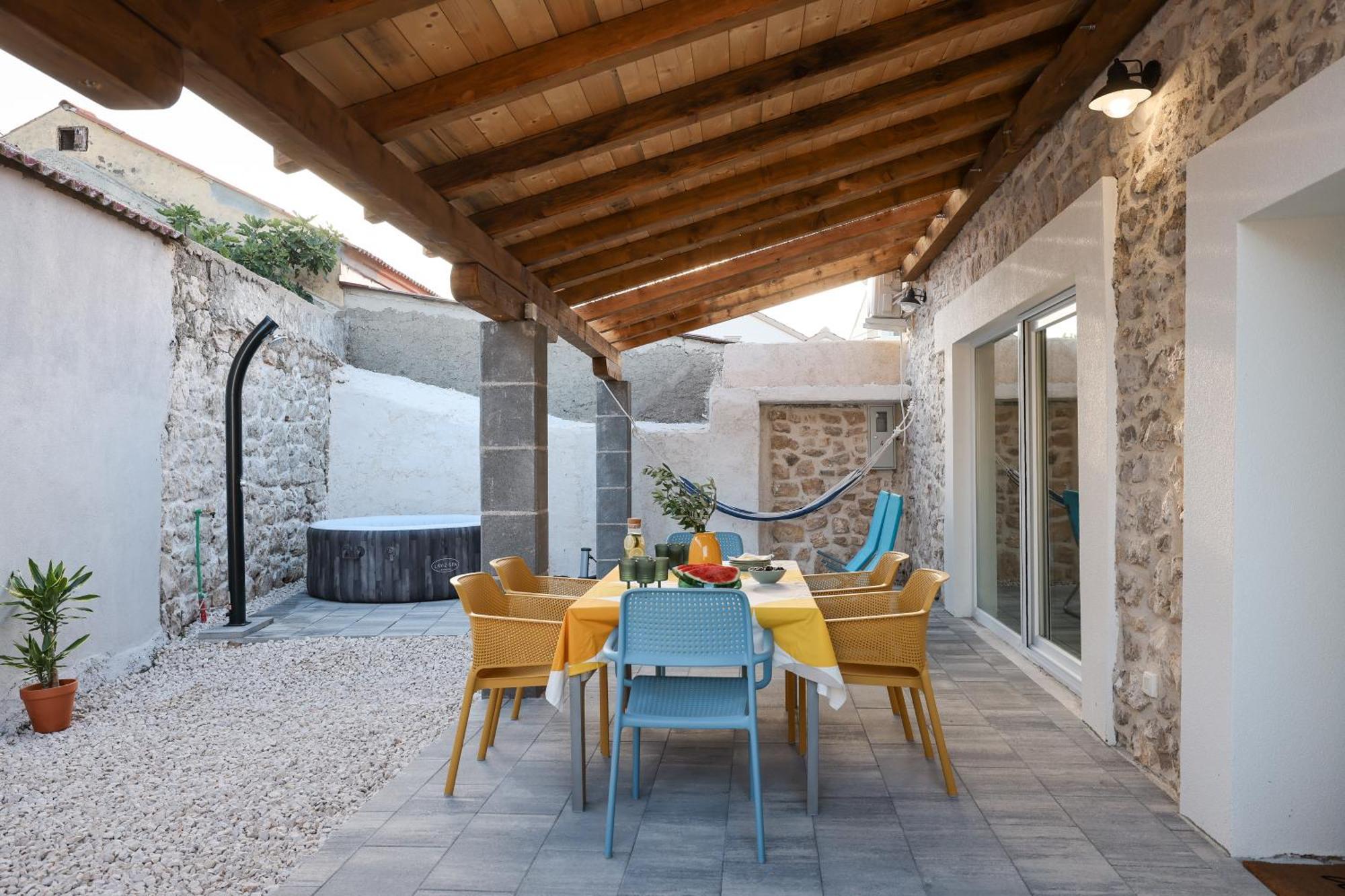 Ražanac Stone House Loleヴィラ エクステリア 写真